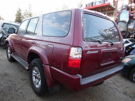 2002 Toyota 4Runner SR5 Burgundy 3.4L AT 2WD #Z22064